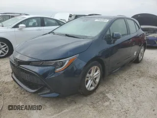 2019 Toyota Corolla Hatchback SE with VIN JTNK4RBE2K3044878, listed as a Copart auction lot 75942024 with 77,202 mi miles and Non Repairable. Bid and sale history available at carsss.com. Image 1.