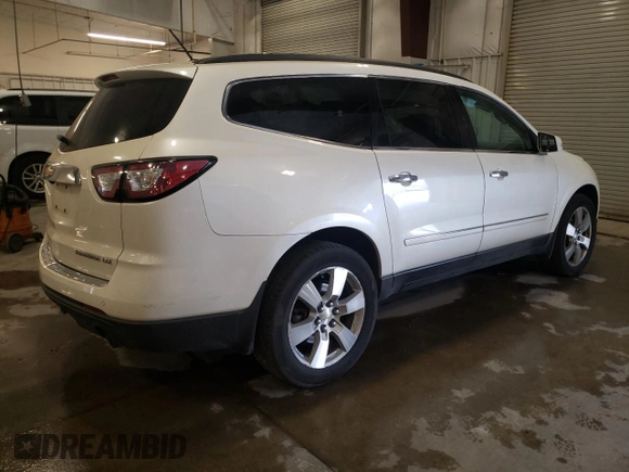 2015 Chevrolet Traverse LTZ with VIN 1GNKVJKD3FJ212675, listed as a Copart auction lot 49796595 with 157,166 mi miles and Salvage Title. Bid and sale history available at DreamBid. Image 3.
