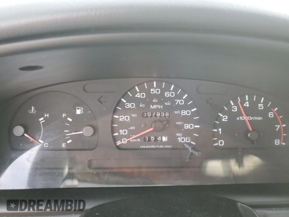 1996 Nissan Frontier XE z VIN 1N6SD11S1TC389671, wystawiony jako Copart lot #44762335 z przebiegiem 207 938 mil mil oraz Szkoda całkowita • Salvage title. Historia ofert i sprzedaży dostępna na DreamBid. Obrazek 9.