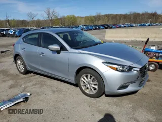 2017 Mazda 3 Sport with VIN 3MZBN1K76HM107389, listed as a Copart auction lot 53777005 with 87,402 mi miles and Salvage Title. Bid and sale history available at DreamBid. Image 4.