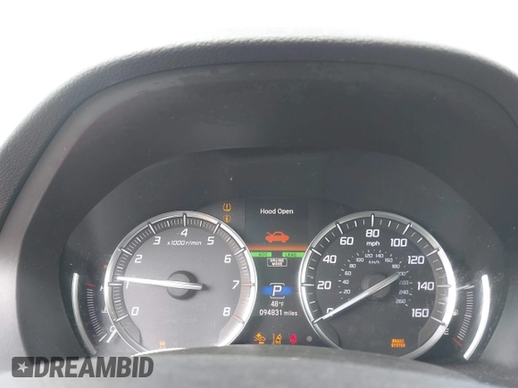 2017 Acura MDX Technology with VIN 5J8YD4H58HL001195, listed as a IAAI auction lot 42032802 with 94,831 mi miles and . Bid and sale history available at DreamBid. Image 7.