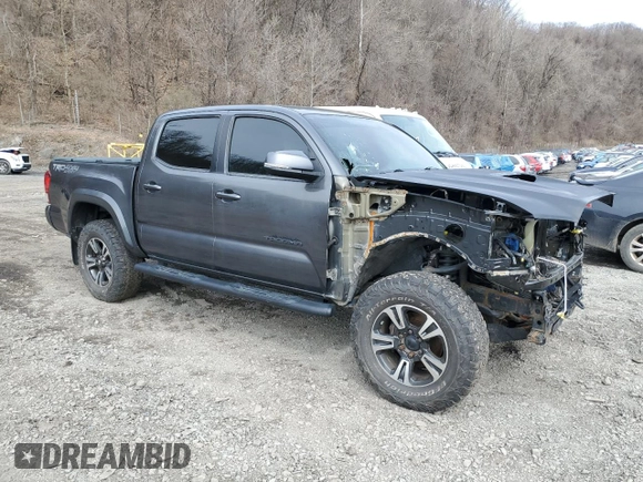 2016 Toyota Tacoma SR with VIN 3TMCZ5ANXGM042547, listed as a Copart auction lot 52010905 with 105,546 mi miles and Salvage Title. Bid and sale history available at carsss.com. Image 4.