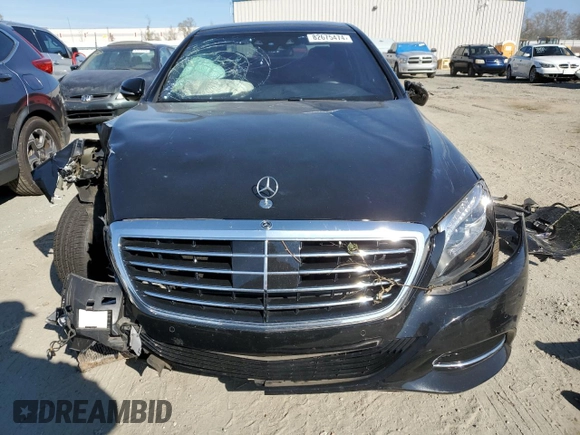 2017 Mercedes-Benz S 550 with VIN WDDUG8CB7HA321652, listed as a Copart auction lot 82675474 with Not Provided miles and Salvage Title. Bid and sale history available at carsss.com. Image 5.