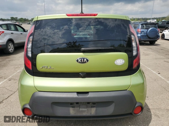 2015 Kia Soul with VIN KNDJN2A22F7777927, listed as a Copart auction lot 54880945 with 111,276 mi miles and Clean Title. Bid and sale history available at DreamBid. Image 6.