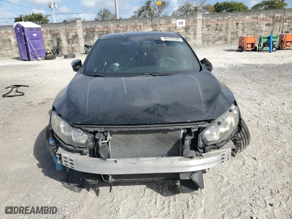 2017 Honda Civic Coupe LX with VIN 2HGFC4B53HH304210, listed as a Copart auction lot 45476765 with 56,212 mi miles and Salvage Title. Bid and sale history available at carsss.com. Image 5.