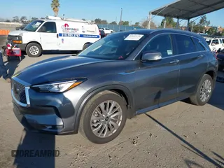 2024 Infiniti QX50 Luxe with VIN 3PCAJ5BAXRF104014, listed as a IAAI auction lot 41647475 with 7,771 mi miles and . Bid and sale history available at DreamBid. Image 17.