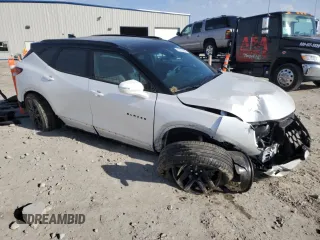 2025 Chevrolet Blazer RS with VIN 3GNKBKRS5SS103100, listed as a Copart auction lot 49615495 with 5,091 mi miles and Salvage title. Bid and sale history available at DreamBid. Image 4.