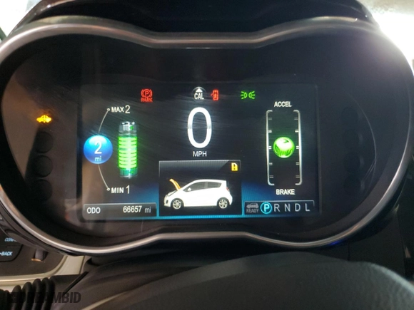 2015 Chevrolet Spark EV LT with VIN KL8CL6S09FC818850, listed as a Copart auction lot 73534654 with 66,657 mi miles and Clean Title. Bid and sale history available at carsss.com. Image 9.