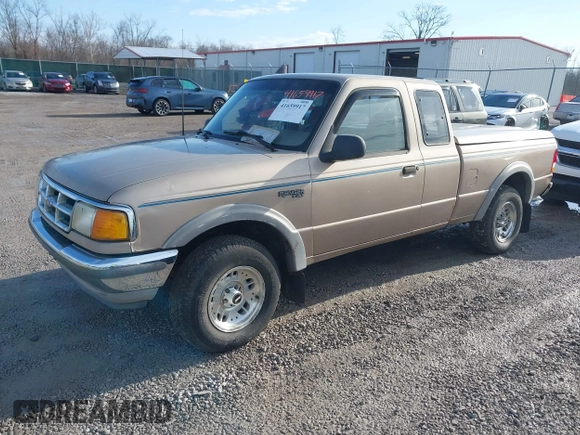 1994 Ford Ranger Splash with VIN 1FTCR15XXRPC53877, listed as a IAAI auction lot 41659917 with 417,570 mi miles. Bid and sale history available at carsss.com. Image 2.