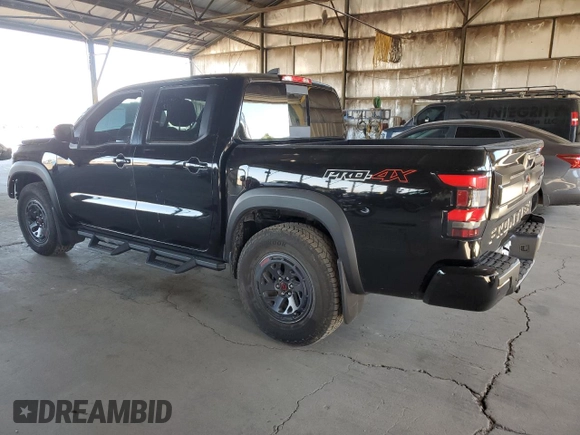 2025 Nissan Frontier S with VIN 1N6ED1EK6SN623961, listed as a Copart auction lot 57083555 with 4,720 mi miles and Salvage title. Bid and sale history available at DreamBid. Image 2.