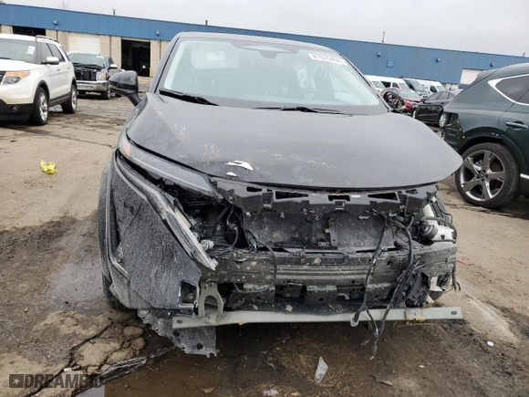 2023 Nissan ARIYA PLATINUM+ with VIN JN1DF0CDXPM701357, listed as a Copart auction lot 81675494 with 6,034 mi miles and Non Repairable. Bid and sale history available at carsss.com. Image 5.