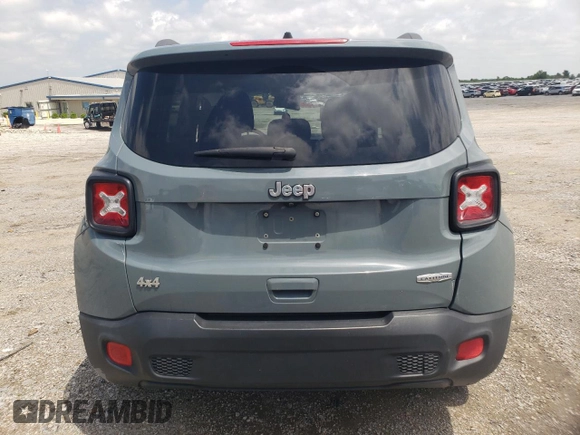 2018 Jeep Renegade Latitude z VIN ZACCJABB4JPH74018, wystawiony jako Copart lot #57298315 z przebiegiem 153 110 mil mil oraz Szkoda całkowita • Salvage title. Historia ofert i sprzedaży dostępna na DreamBid. Obrazek 6.