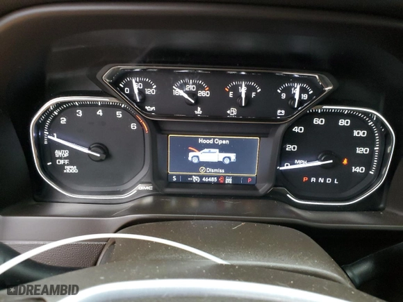 2019 GMC Sierra 1500 SLT with VIN 1GTU9DEL4KZ240863, listed as a Copart auction lot 89169455 with 46,485 mi miles and Salvage Title. Bid and sale history available at carsss.com. Image 9.