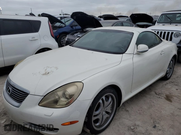 2006 Lexus SC 430 with VIN JTHFN48Y969002457, listed as a Copart auction lot 76567494 with Not Provided miles and Salvage Title. Bid and sale history available at DreamBid. Image 1.