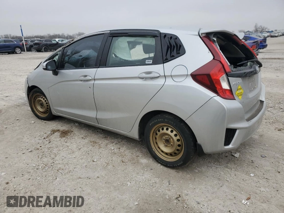 2015 Honda Fit LX with VIN 3HGGK5G52FM740860, listed as a Copart auction lot 44438335 with Not Provided miles and Salvage Title. Bid and sale history available at carsss.com. Image 2.