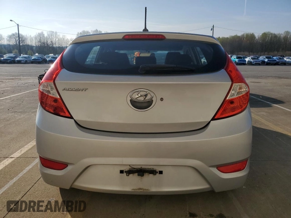 2015 Hyundai Accent GS with VIN KMHCT5AE8FU212900, listed as a Copart auction lot 51001925 with 92,750 mi miles and Salvage Title. Bid and sale history available at carsss.com. Image 6.