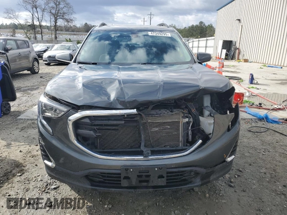 2019 GMC Terrain SLE with VIN 3GKALTEX5KL293827, listed as a Copart auction lot 47349295 with 105,528 mi miles and Salvage Title. Bid and sale history available at carsss.com. Image 5.