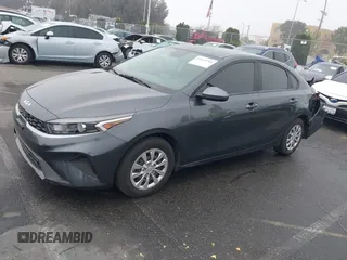 2022 Kia Forte LXS with VIN 3KPF24AD9NE463704, listed as a IAAI auction lot 41632704 with 54,418 mi miles. Bid and sale history available at carsss.com. Image 2.