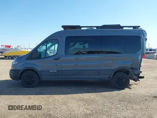 2023 Ford Transit Passenger XL with VIN 1FBAX9CG3PKB41256, listed as a IAAI auction lot 41967907 with 4,743 mi miles and . Bid and sale history available at DreamBid. Image 15.