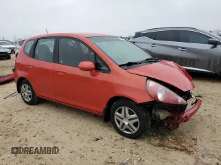 2008 Honda Fit with VIN JHMGD38488S020748, listed as a Copart auction lot 43005215 with 187,322 mi miles and Salvage Title. Bid and sale history available at carsss.com. Image 4.
