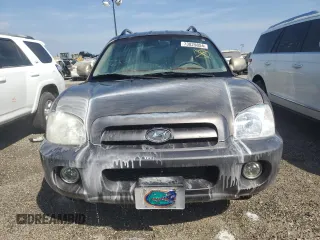 2005 Hyundai Santa Fe GLS with VIN KM8SC13E65U996817, listed as a Copart auction lot 73829854 with 51,637 mi miles and Non Repairable. Bid and sale history available at carsss.com. Image 5.