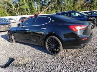 2015 Maserati Ghibli S Q4 with VIN ZAM57RTA1F1134623, listed as a Copart auction lot 47982333 with 91,615 mi miles. Bid and sale history available at carsss.com. Image 2.