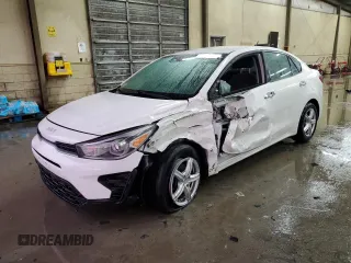 2022 Kia Rio S with VIN 3KPA24AD9NE496132, listed as a Copart auction lot 47432945 with 30,275 mi miles and Salvage Title. Bid and sale history available at carsss.com. Image 1.