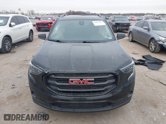 2021 GMC Terrain SLT with VIN 3GKALVEV8ML356416, listed as a IAAI auction lot 41412180 with 45,053 mi miles and . Bid and sale history available at carsss.com. Image 11.