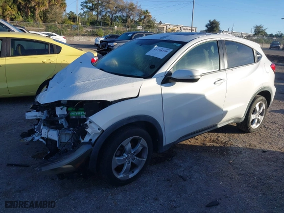 2016 Honda HR-V EX with VIN 3CZRU6H57GM729712, listed as a IAAI auction lot 41208408 with 1 mi miles. Bid and sale history available at carsss.com. Image 17.