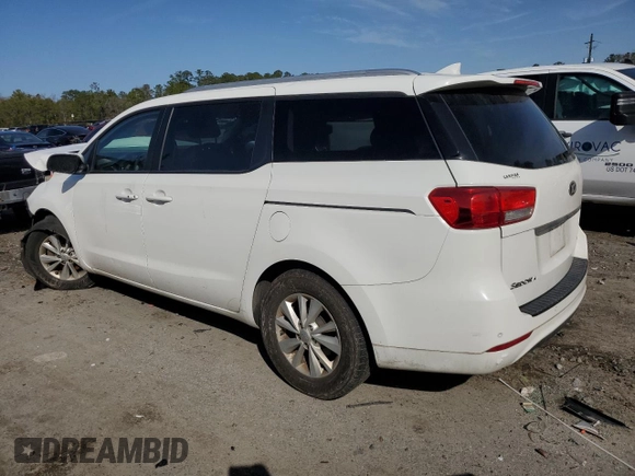 2017 Kia Sedona LX with VIN KNDMB5C1XH6237147, listed as a Copart auction lot 45484495 with Not Provided miles and Salvage Title. Bid and sale history available at DreamBid. Image 2.