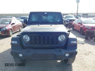 2024 Jeep Wrangler Sport S with VIN 1C4PJXDNXRW349946, listed as a IAAI auction lot 41748865 with 6,310 mi miles. Bid and sale history available at carsss.com. Image 13.