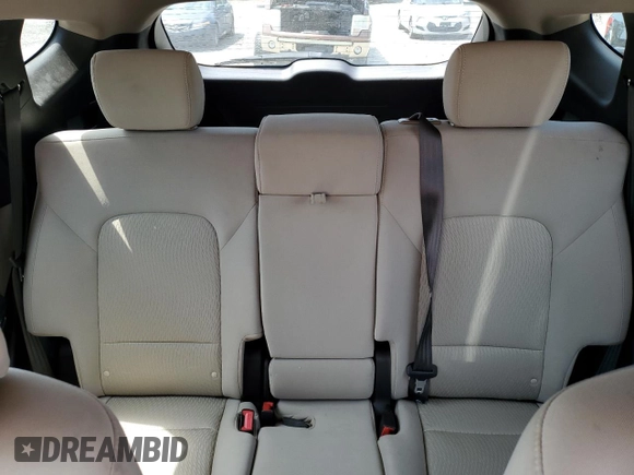 2014 Hyundai Santa Fe with VIN 5XYZT3LB9EG146198, listed as a Copart auction lot 61408505 with 92,499 mi miles and Salvage title. Bid and sale history available at DreamBid. Image 10.