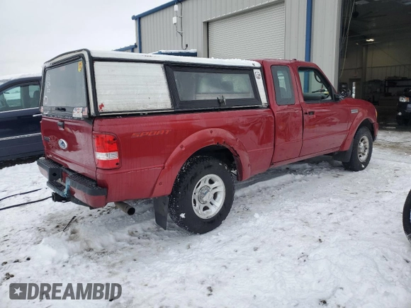 2009 Ford Ranger XLT with VIN 1FTYR44E49PA51754, listed as a Copart auction lot 85935354 with 96,643 mi miles and Clean Title. Bid and sale history available at carsss.com. Image 3.