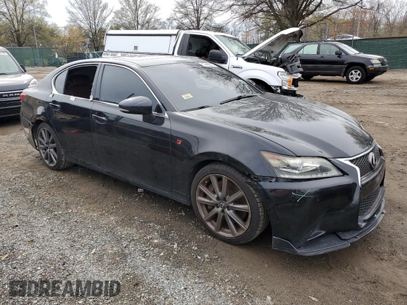 2014 Lexus GS 350 with VIN JTHBE1BL2E5031329, listed as a Copart auction lot 50929845 with 114,924 mi miles and Salvage Title. Bid and sale history available at carsss.com. Image 4.