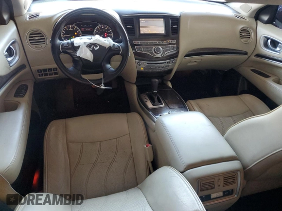 2015 Infiniti QX60 with VIN 5N1AL0MM9FC526946, listed as a Copart auction lot 58983895 with 128,341 mi miles and Salvage title. Bid and sale history available at DreamBid. Image 8.