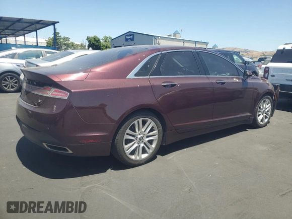 2013 Lincoln MKZ with VIN 3LN6L2GK6DR828916, listed as a Copart auction lot 58607005 with 113,677 mi miles and Salvage title. Bid and sale history available at DreamBid. Image 3.
