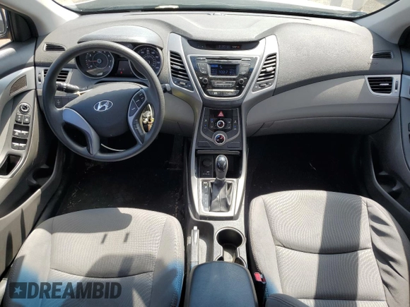 2016 Hyundai Elantra SE with VIN 5NPDH4AE2GH770371, listed as a Copart auction lot 61814115 with 88,238 mi miles and Salvage title. Bid and sale history available at DreamBid. Image 8.