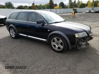 2004 Audi allroad A6 V8 with VIN WA1YD64BX4N094154, listed as a Copart auction lot 73637534 with 182,534 mi miles and Salvage Title. Bid and sale history available at DreamBid. Image 4.
