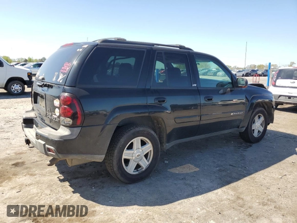 2002 Chevrolet TrailBlazer LTZ with VIN 1GNDT13S322212983, listed as a Copart auction lot 53608405 with 107,187 mi miles and Salvage Title. Bid and sale history available at DreamBid. Image 3.