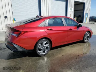 2025 Hyundai Elantra SEL Sport with VIN KMHLM4DG3SU874057, listed as a Copart auction lot 47537345 with 5,008 mi miles and Clean Title. Bid and sale history available at carsss.com. Image 3.