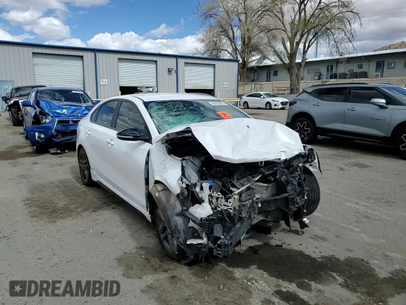 2021 Kia Forte GT-Line with VIN 3KPF34AD8ME423514, listed as a Copart auction lot 48262025 with 63,049 mi miles and Salvage Title. Bid and sale history available at carsss.com. Image 10.