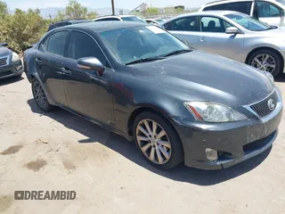 2010 Lexus IS 250 with VIN JTHBF5C20A2097349, listed as a IAAI auction lot 42381866 with 143,235 mi miles and . Bid and sale history available at DreamBid. Image 1.
