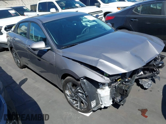 2024 Hyundai Elantra Limited with VIN KMHLP4DG9RU690159, listed as a IAAI auction lot 41829861 with 4,276 mi miles and . Bid and sale history available at DreamBid. Image 1.