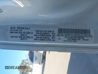 2017 Ram ProMaster City Cargo Van Tradesman SLT with VIN ZFBERFBB1H6D47798, listed as a IAAI auction lot 41249757 with 133,895 mi miles. Bid and sale history available at carsss.com. Image 9.