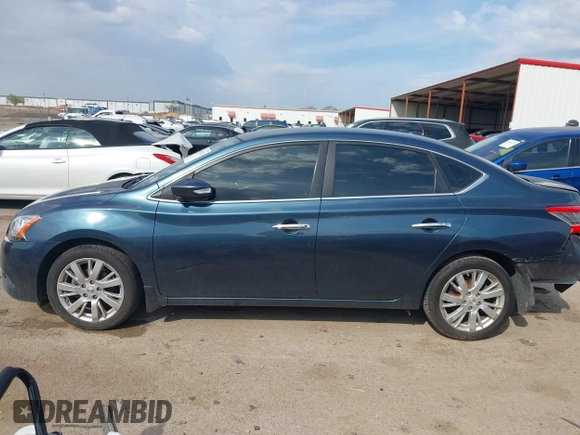 2015 Nissan Sentra S with VIN 3N1AB7AP7FY346826, listed as a IAAI auction lot 41878322 with 96,714 mi miles. Bid and sale history available at carsss.com. Image 14.