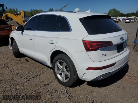 2022 Audi Q5 Premium with VIN WA1ABAFY8N2099612, listed as a Copart auction lot 53869445 with 32,603 mi miles and Salvage title. Bid and sale history available at DreamBid. Image 2.