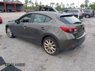 2015 Mazda 3 S Grand Touring with VIN JM1BM1M35F1264244, listed as a IAAI auction lot 41674683 with 119,684 mi miles and . Bid and sale history available at DreamBid. Image 3.