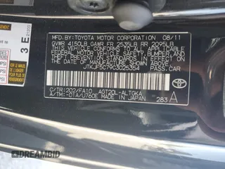 2012 Scion tC with VIN JTKJF5C79C3025354, listed as a Copart auction lot 61254535 with 121,232 mi miles and Clean title. Bid and sale history available at DreamBid. Image 12.