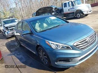 2015 Hyundai Sonata Sport with VIN 5NPE34AF2FH061658, listed as a IAAI auction lot 41420569 with 92,000 mi miles and . Bid and sale history available at DreamBid. Image 1.