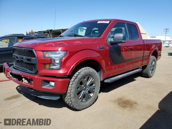 2016 Ford F-150 XLT with VIN 1FTFX1EF2GFC15590, listed as a Copart auction lot 52963395 with 78,377 mi miles and Salvage Title. Bid and sale history available at carsss.com. Image 1.